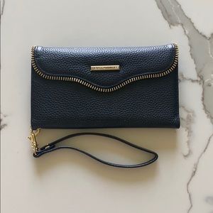 Rebecca Minkoff Black Leather iPhone 8+phone case